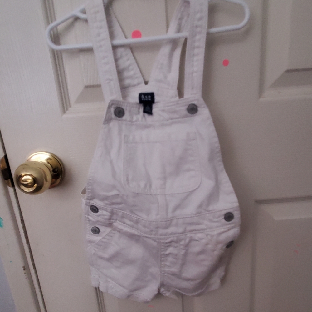 Gap white overalls